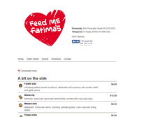 Tablet Screenshot of fatimas.co.nz
